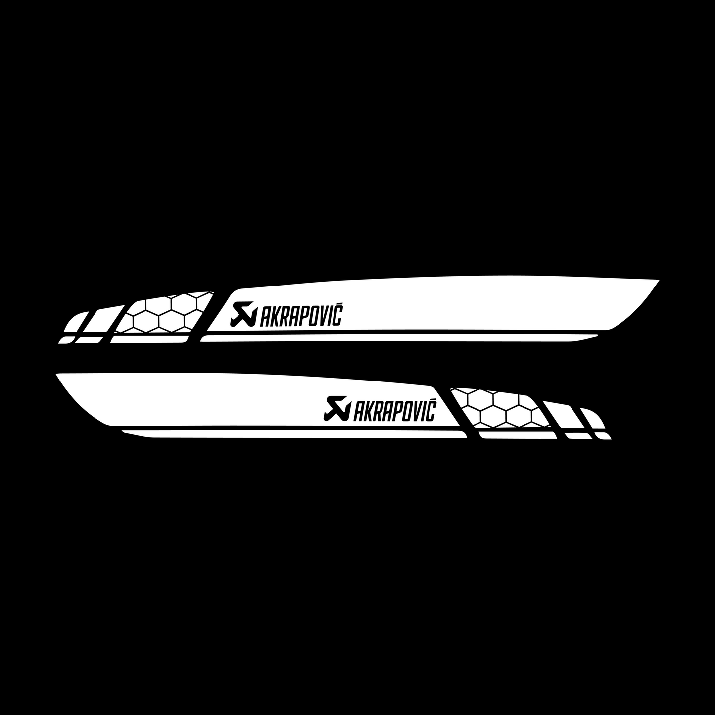 Akrapovic Striping - Vespa Sprint