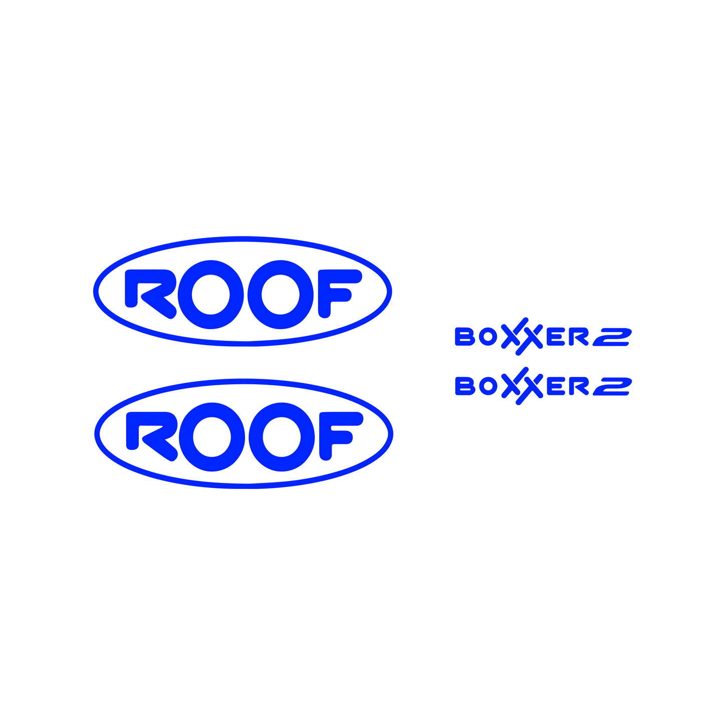 Boxxer 2 Helm Stickerset