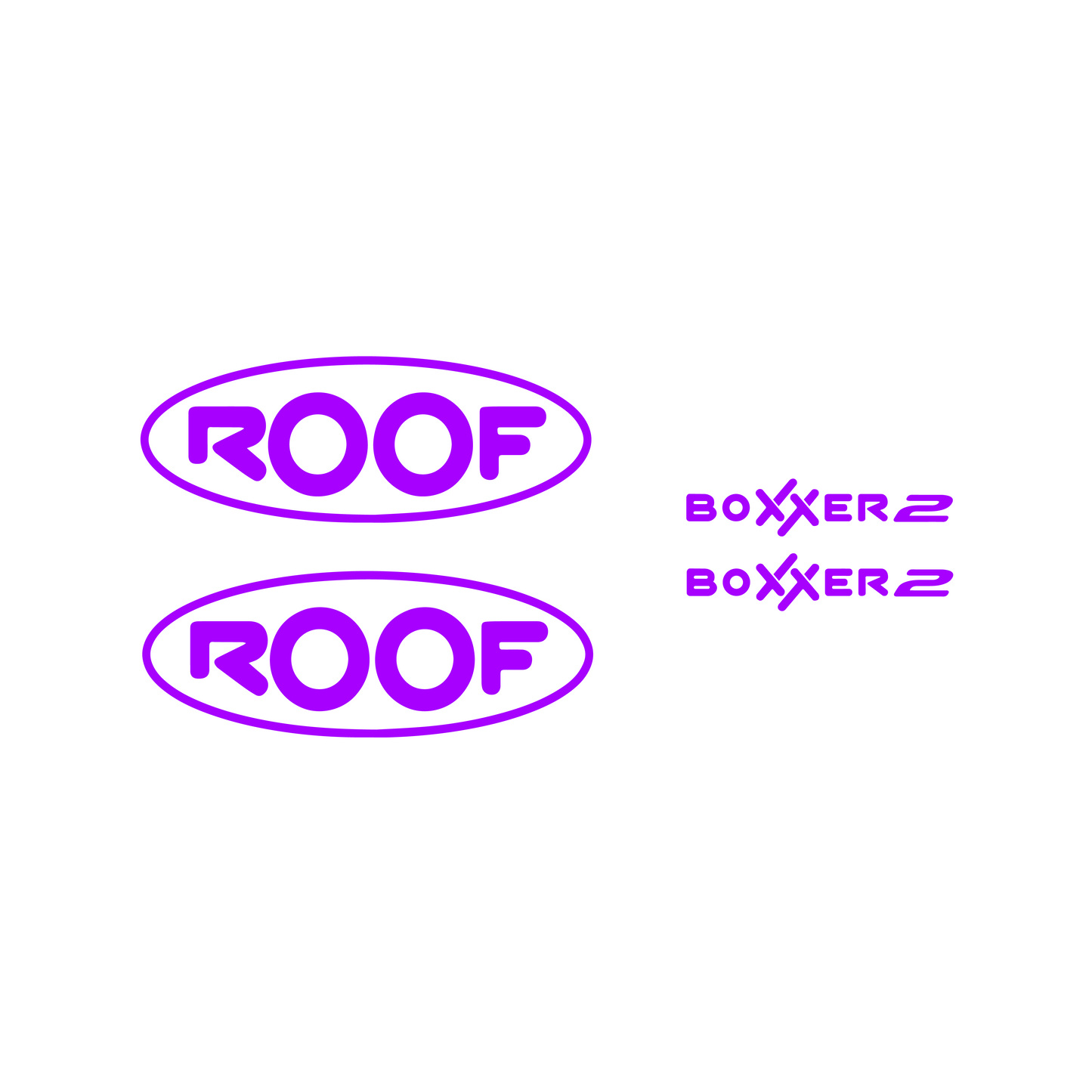 Boxxer 2 Helm Stickerset