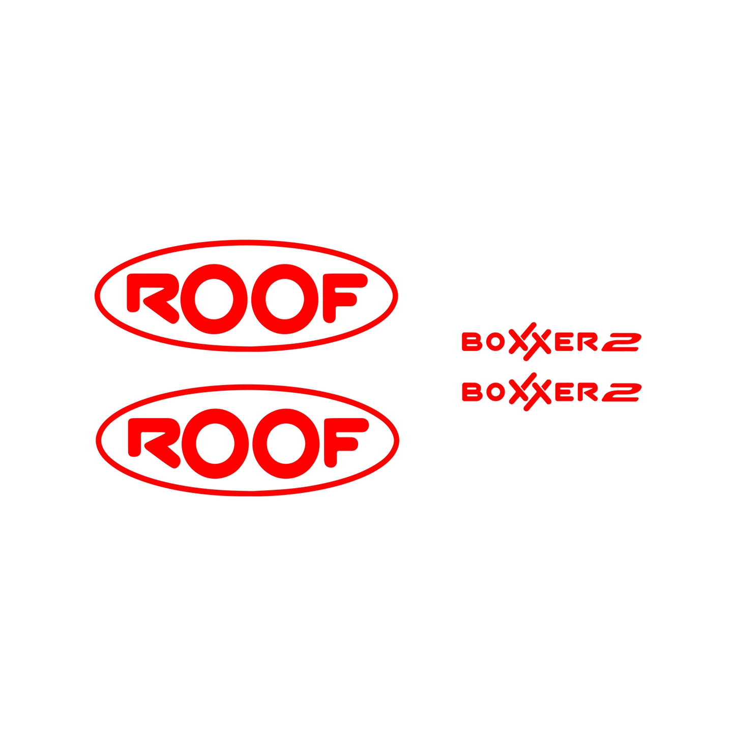Boxxer 2 Helm Stickerset