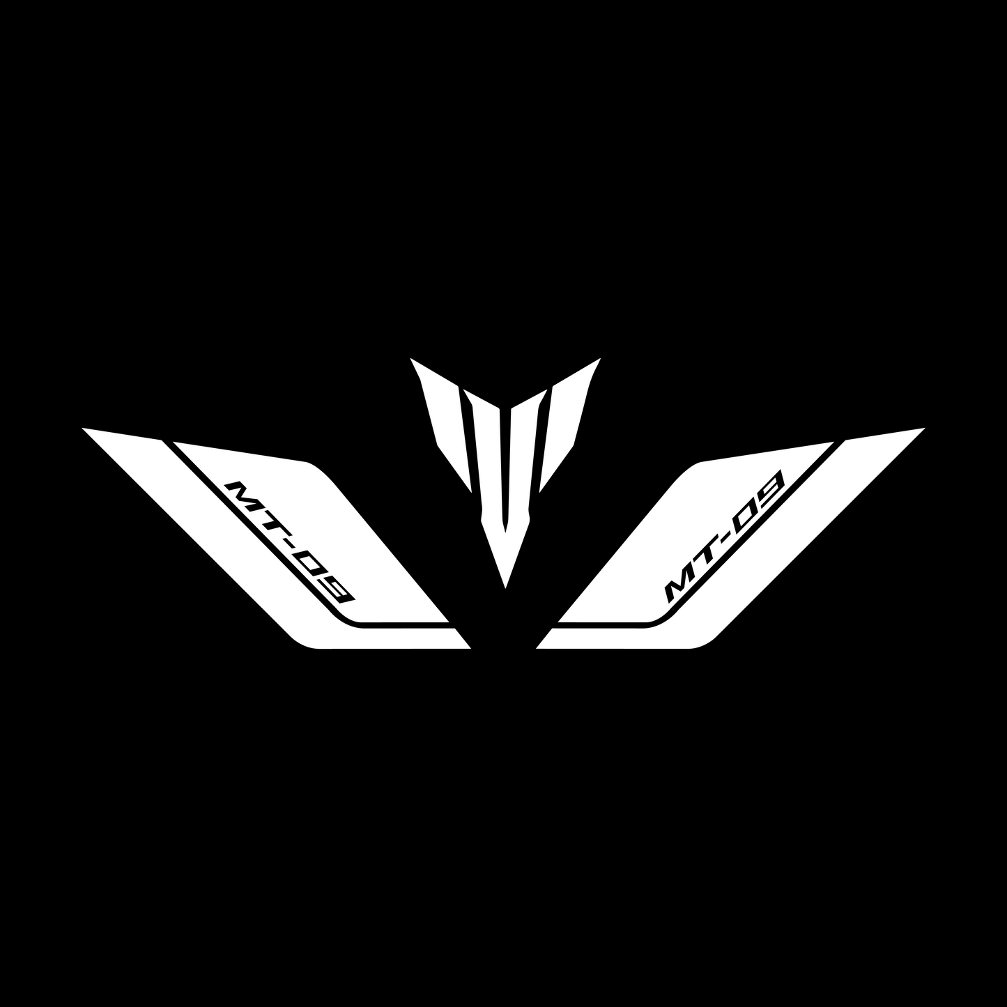 Yamaha MT-09 Stickers Luchtinlaat - Model 2021-2023