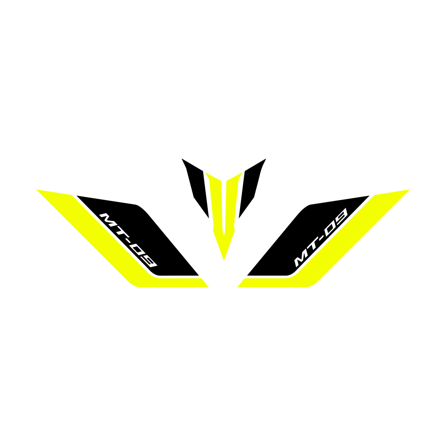 Yamaha MT-09 Stickers Luchtinlaat 2 Kleuren - Model 2021-2023