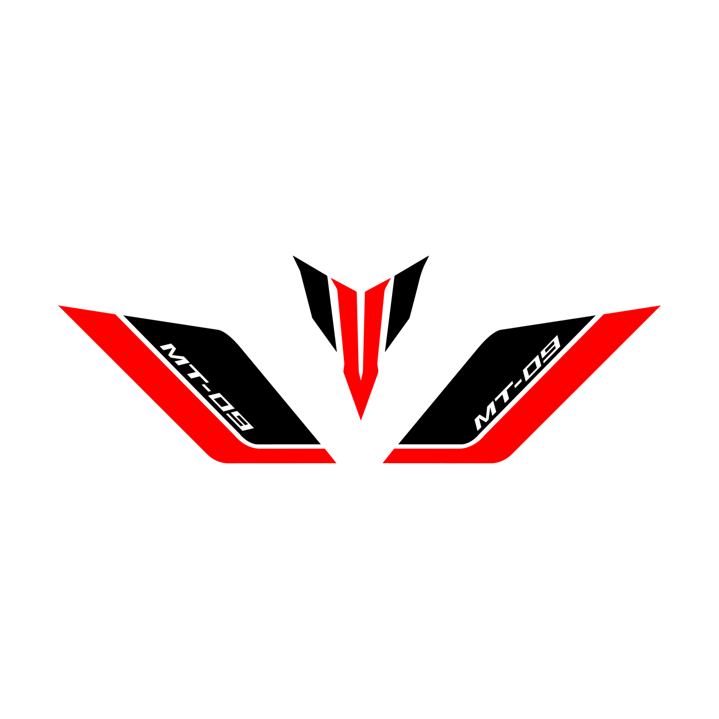 Yamaha MT-09 Stickers Luchtinlaat 2 Kleuren - Model 2021-2023
