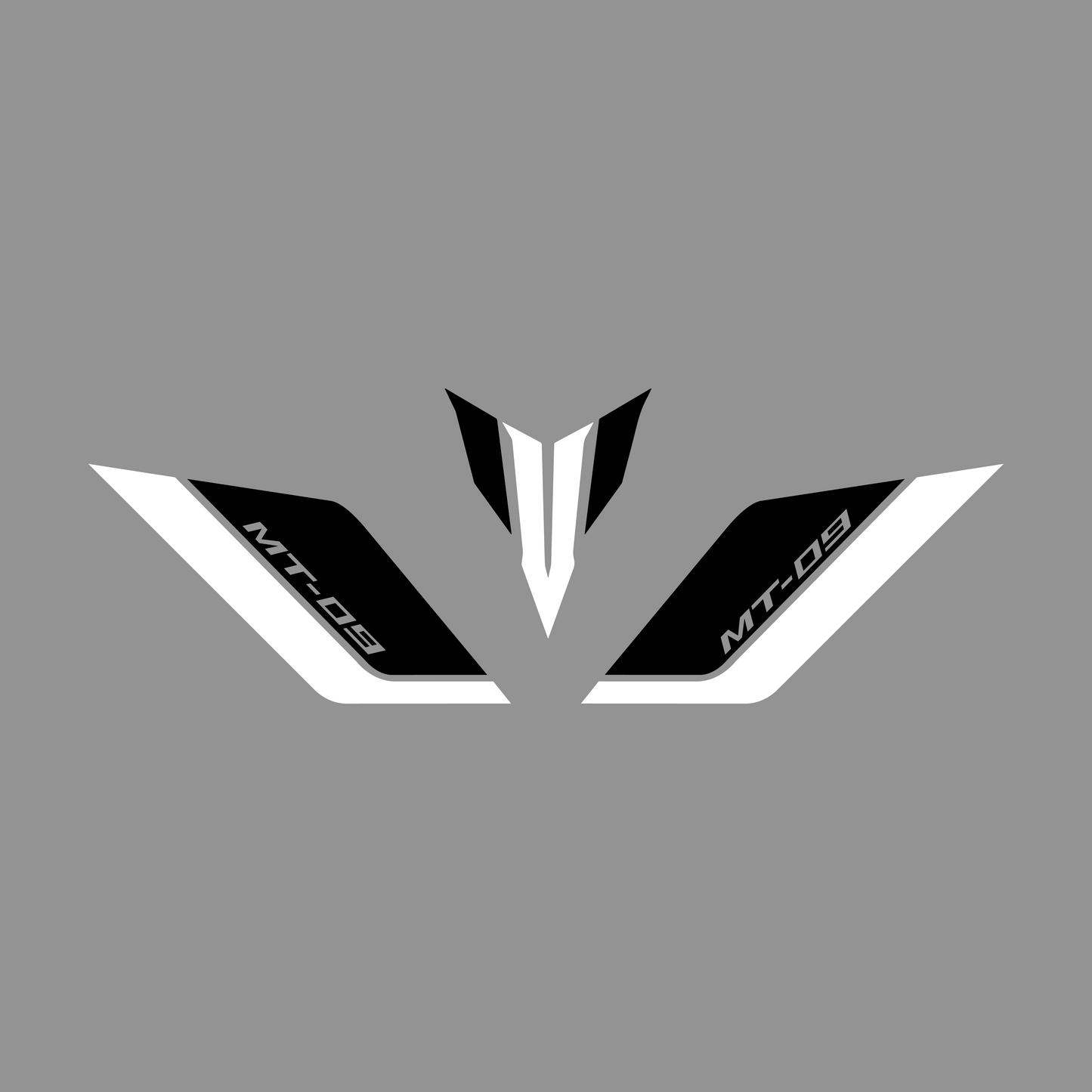 Yamaha MT-09 Stickers Luchtinlaat 2 Kleuren - Model 2021-2023