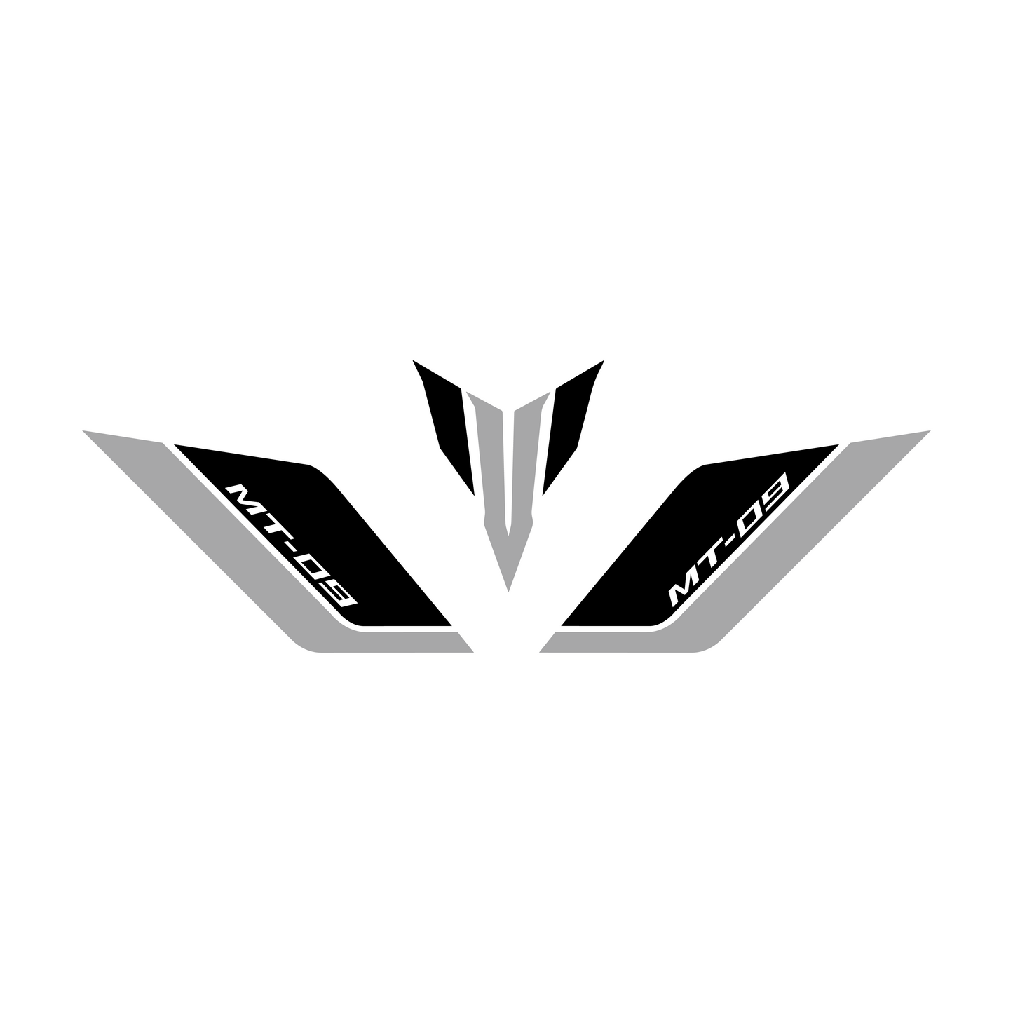 Yamaha MT-09 Stickers Luchtinlaat 2 Kleuren - Model 2021-2023