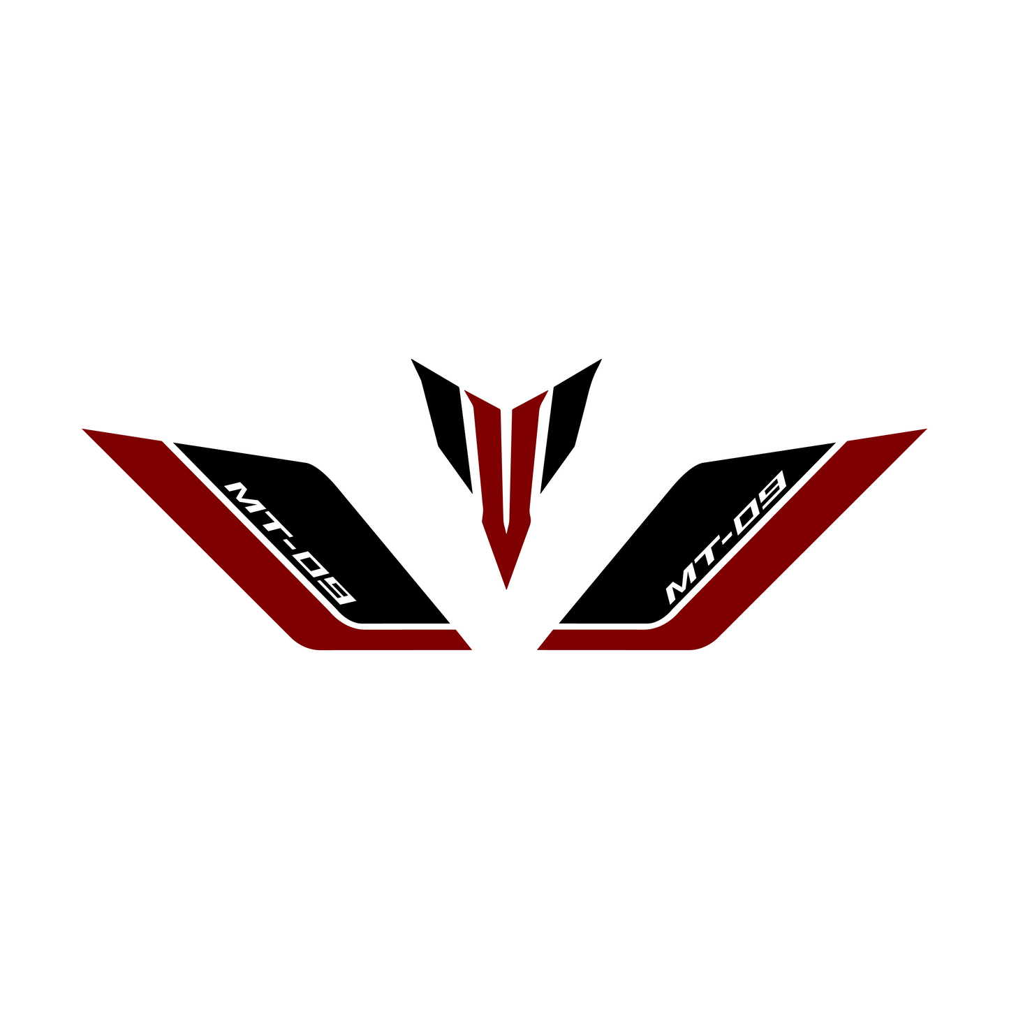 Yamaha MT-09 Stickers Luchtinlaat 2 Kleuren - Model 2021-2023