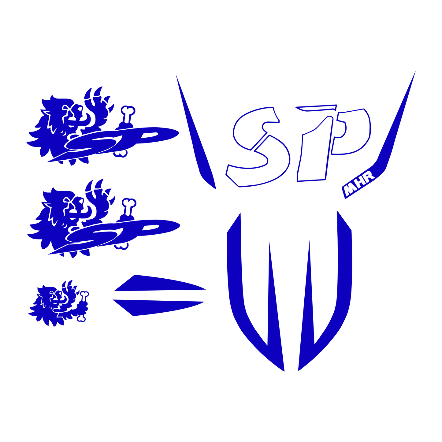Malossi MHR SP Stickerset - Piaggio Zip
