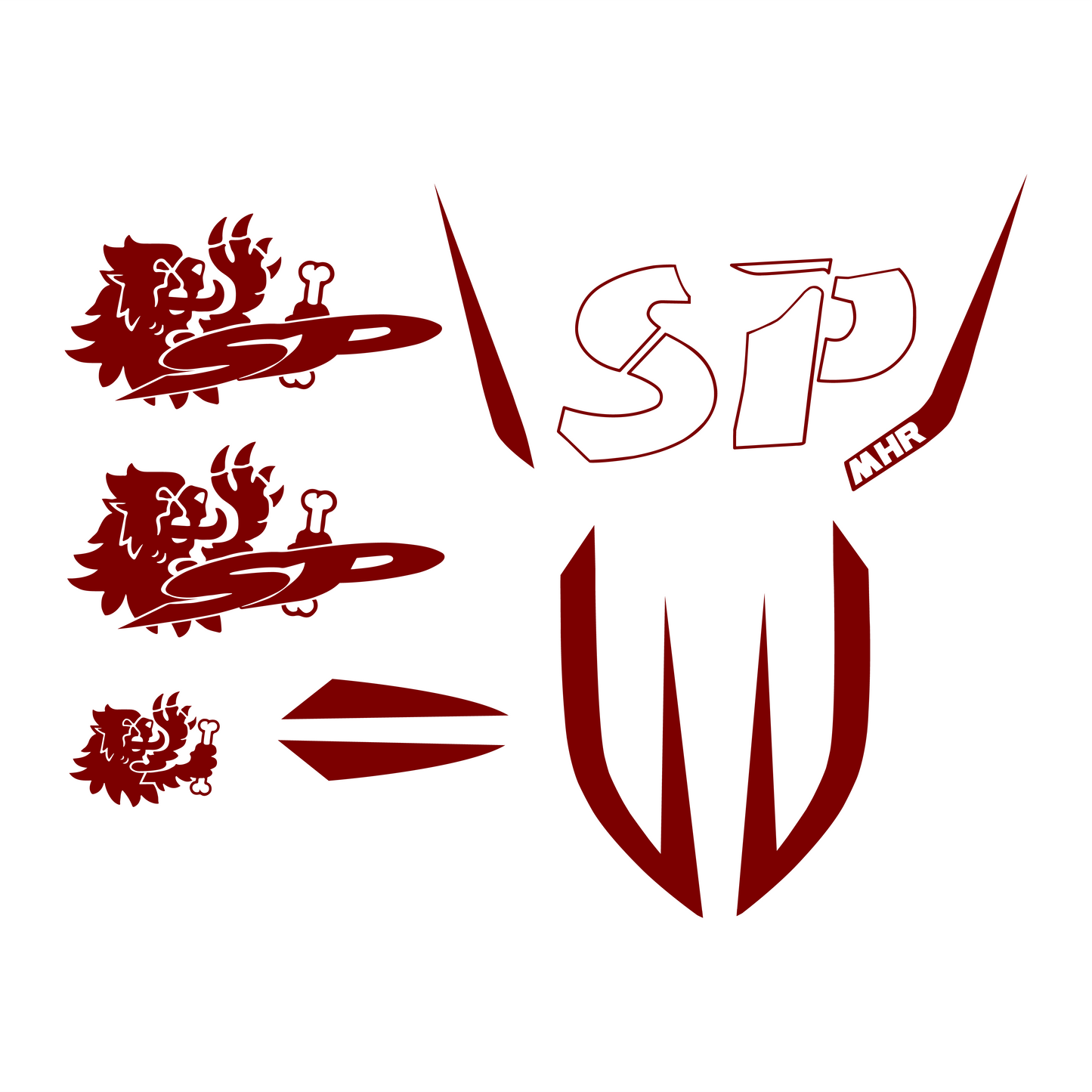 Malossi MHR SP Stickerset - Piaggio Zip