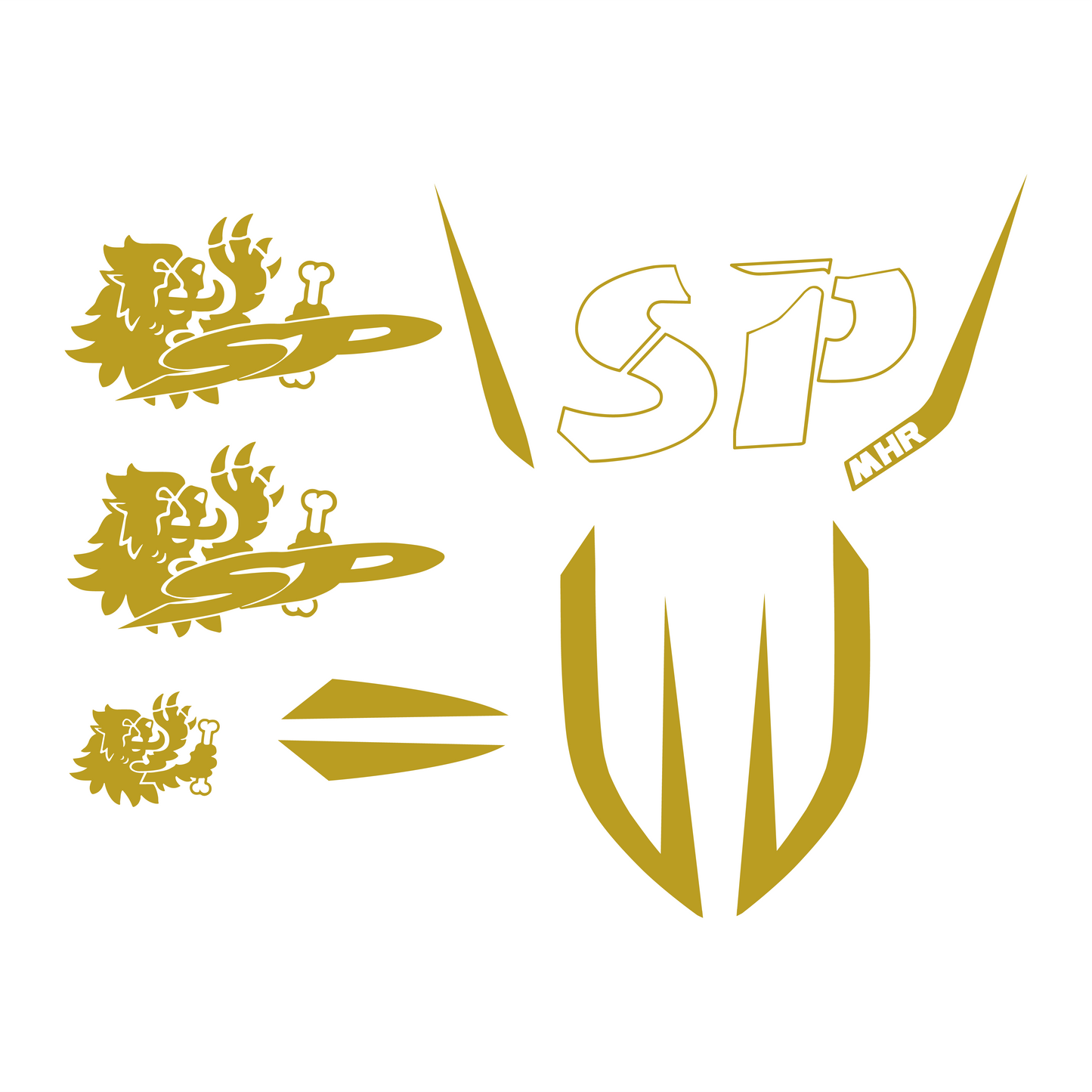 Malossi MHR SP Stickerset - Piaggio Zip