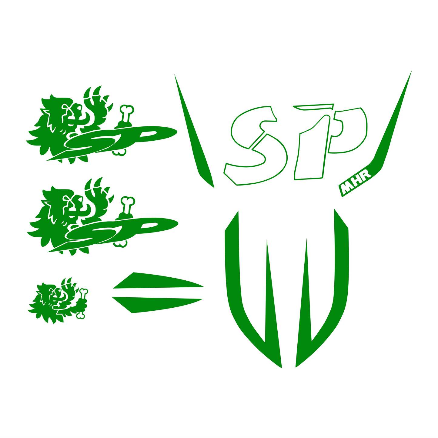 Malossi MHR SP Stickerset - Piaggio Zip