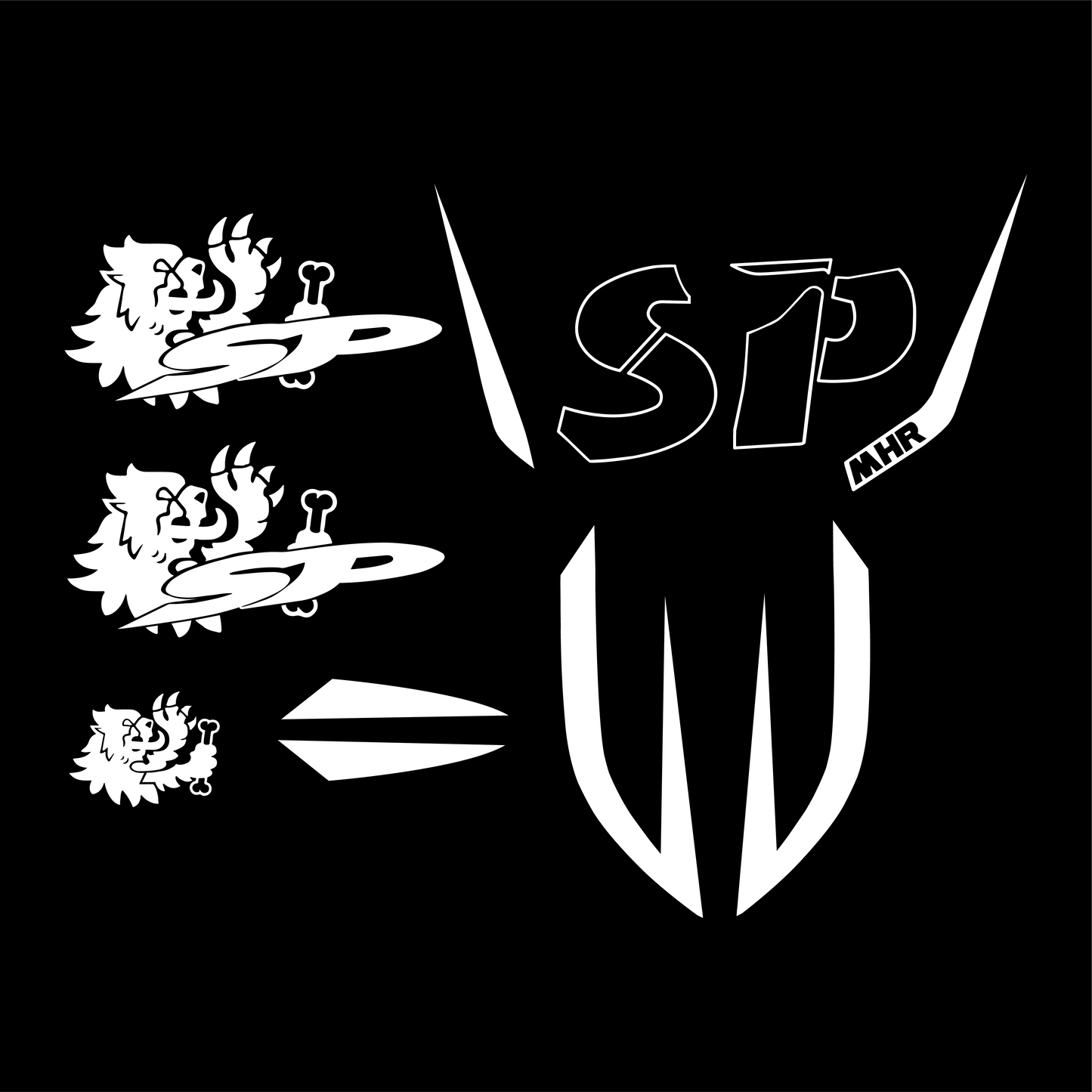 Malossi MHR SP Stickerset - Piaggio Zip