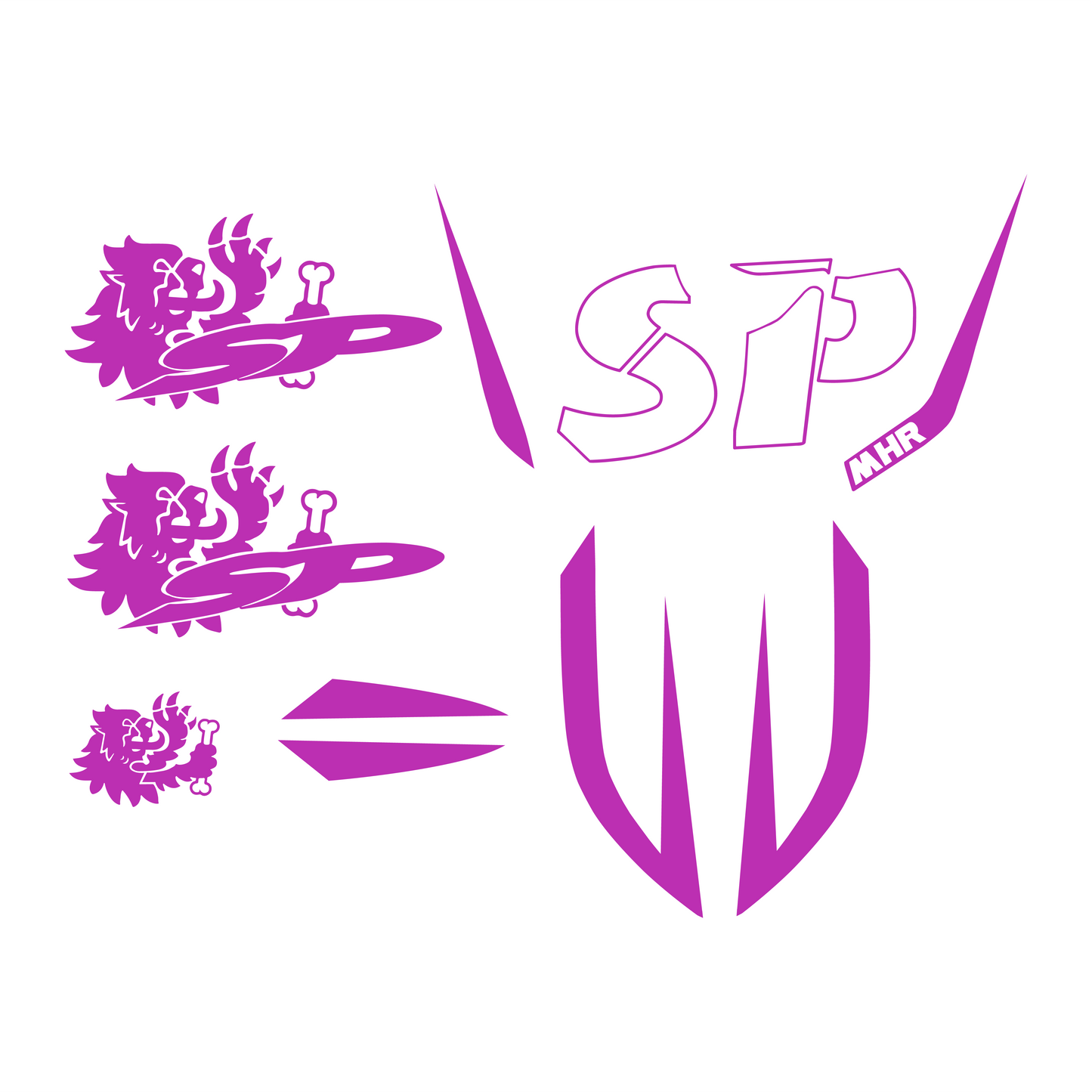 Malossi MHR SP Stickerset - Piaggio Zip