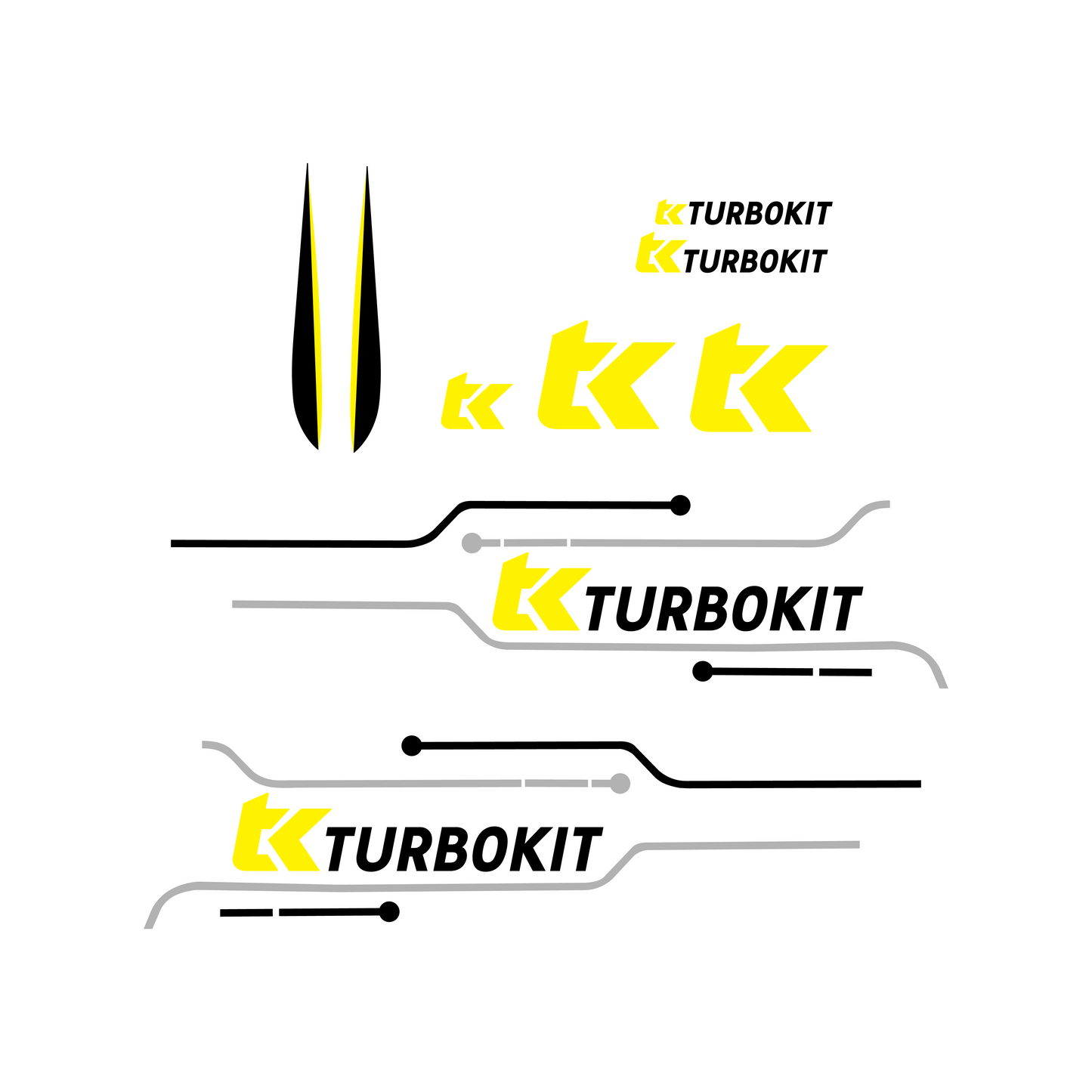Turbokit Stickerset - Piaggio Zip