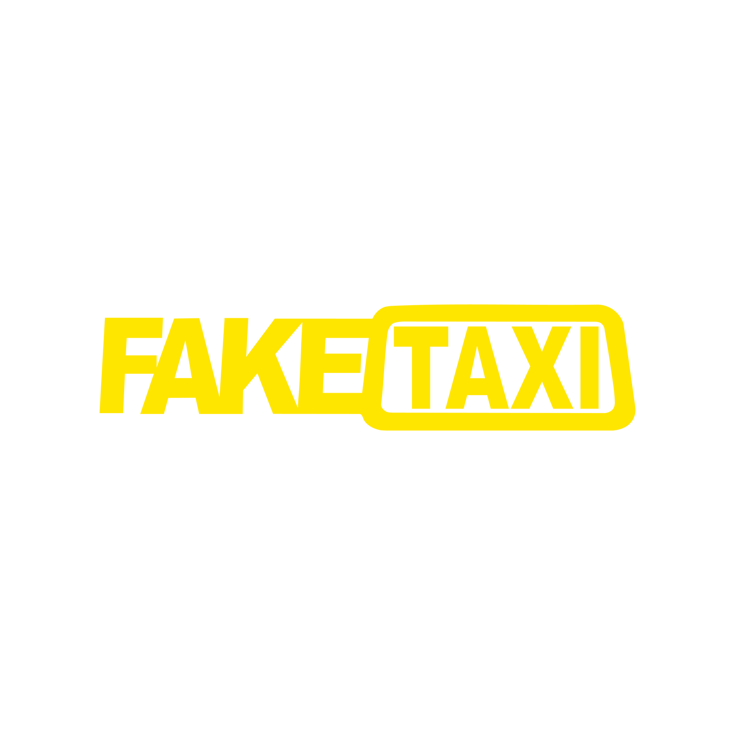 FakeTaxi Sticker - 17x4 CM