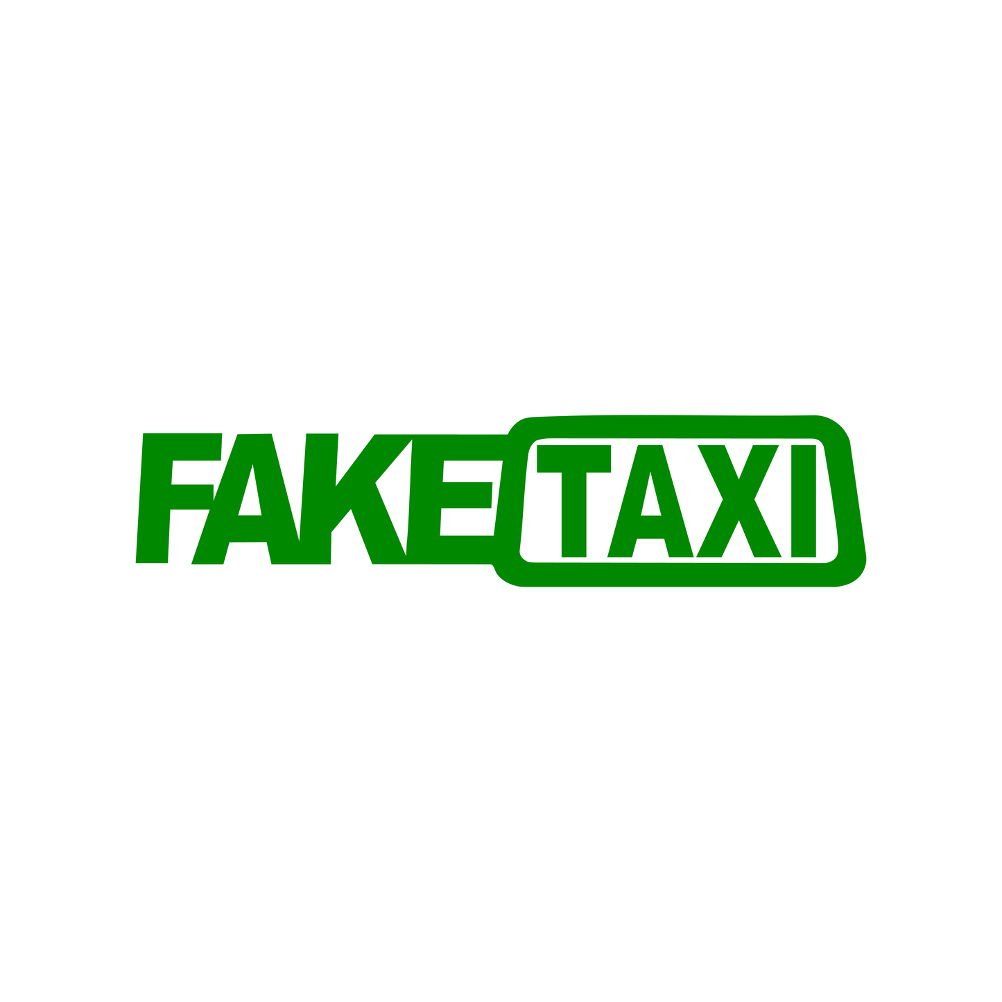 FakeTaxi Sticker - 17x4 CM