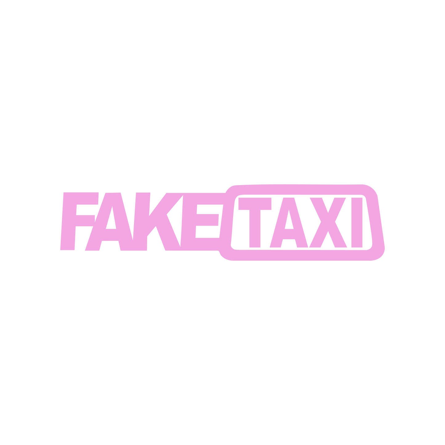 FakeTaxi Sticker - 17x4 CM