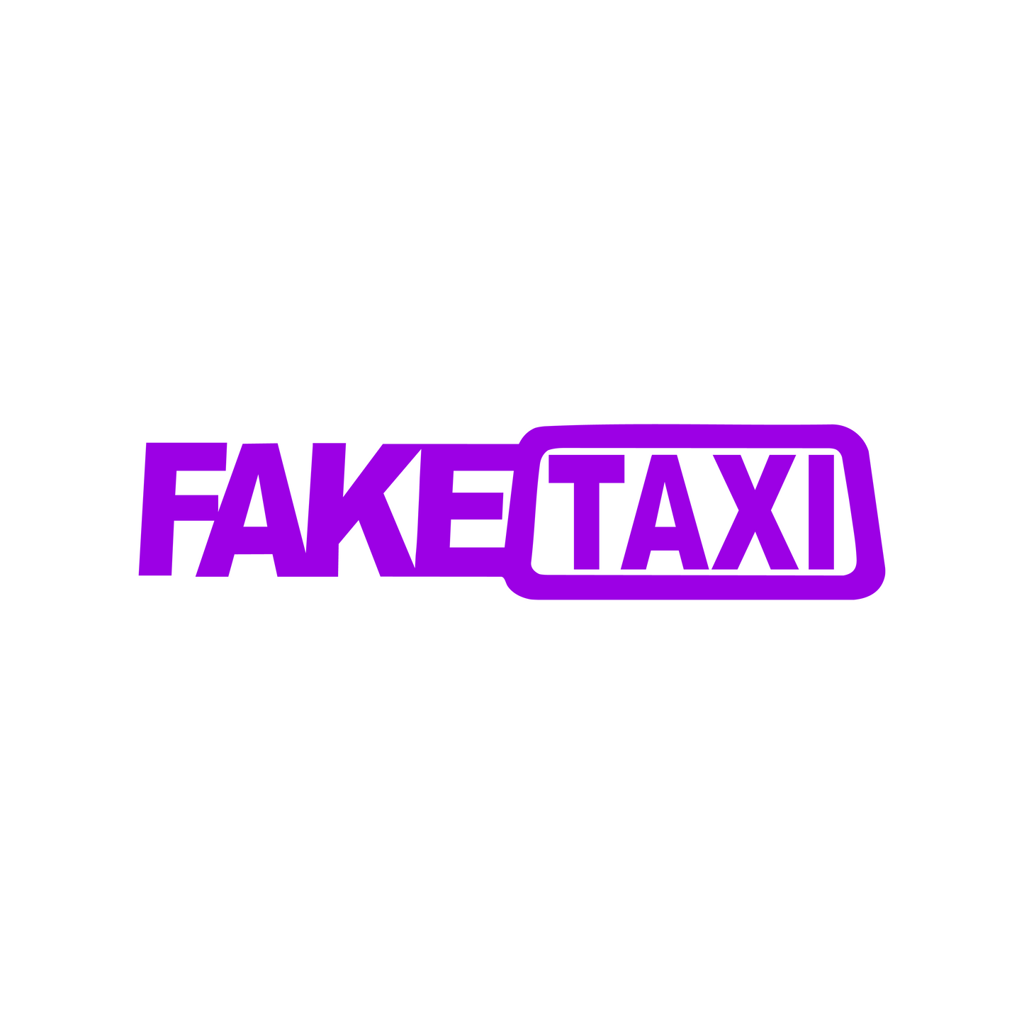 FakeTaxi Sticker - 17x4 CM