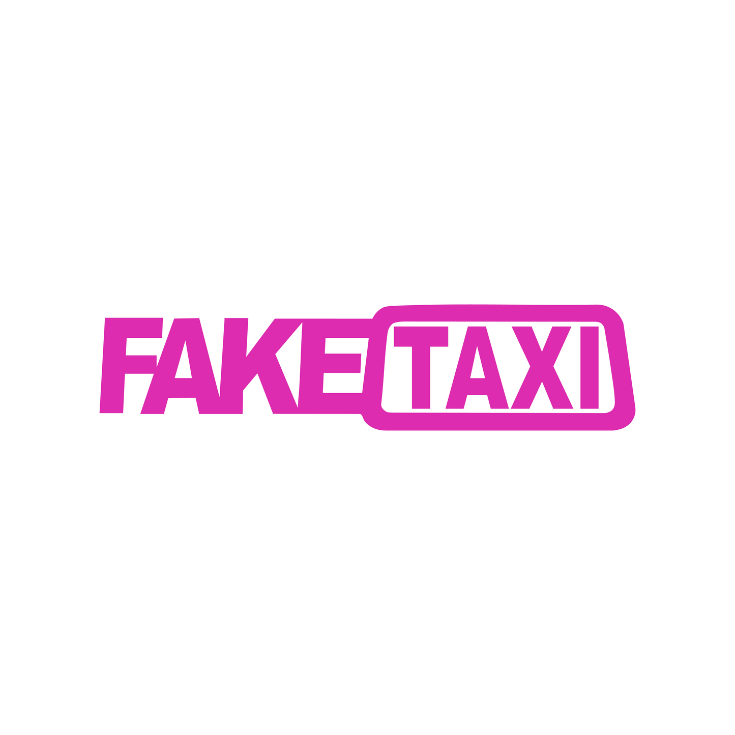 FakeTaxi Sticker - 17x4 CM