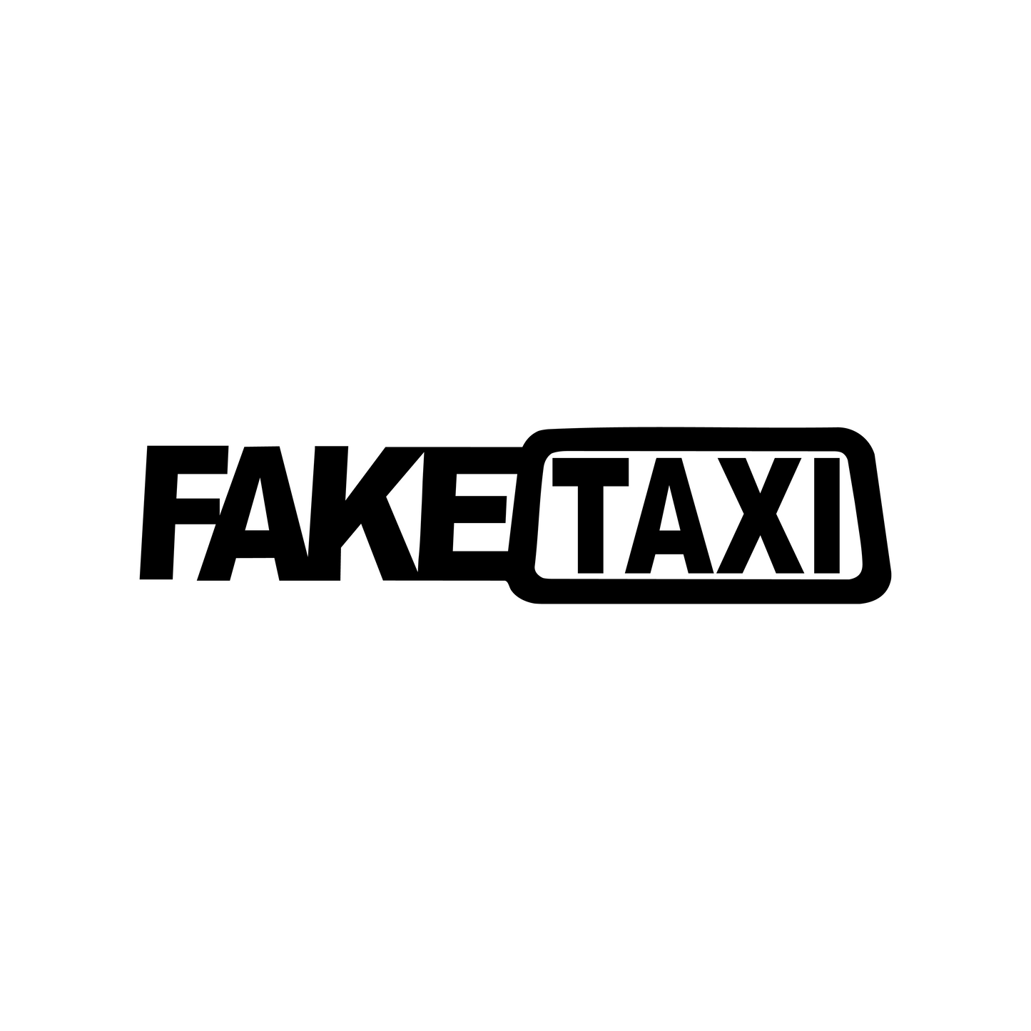 FakeTaxi Sticker - 17x4 CM