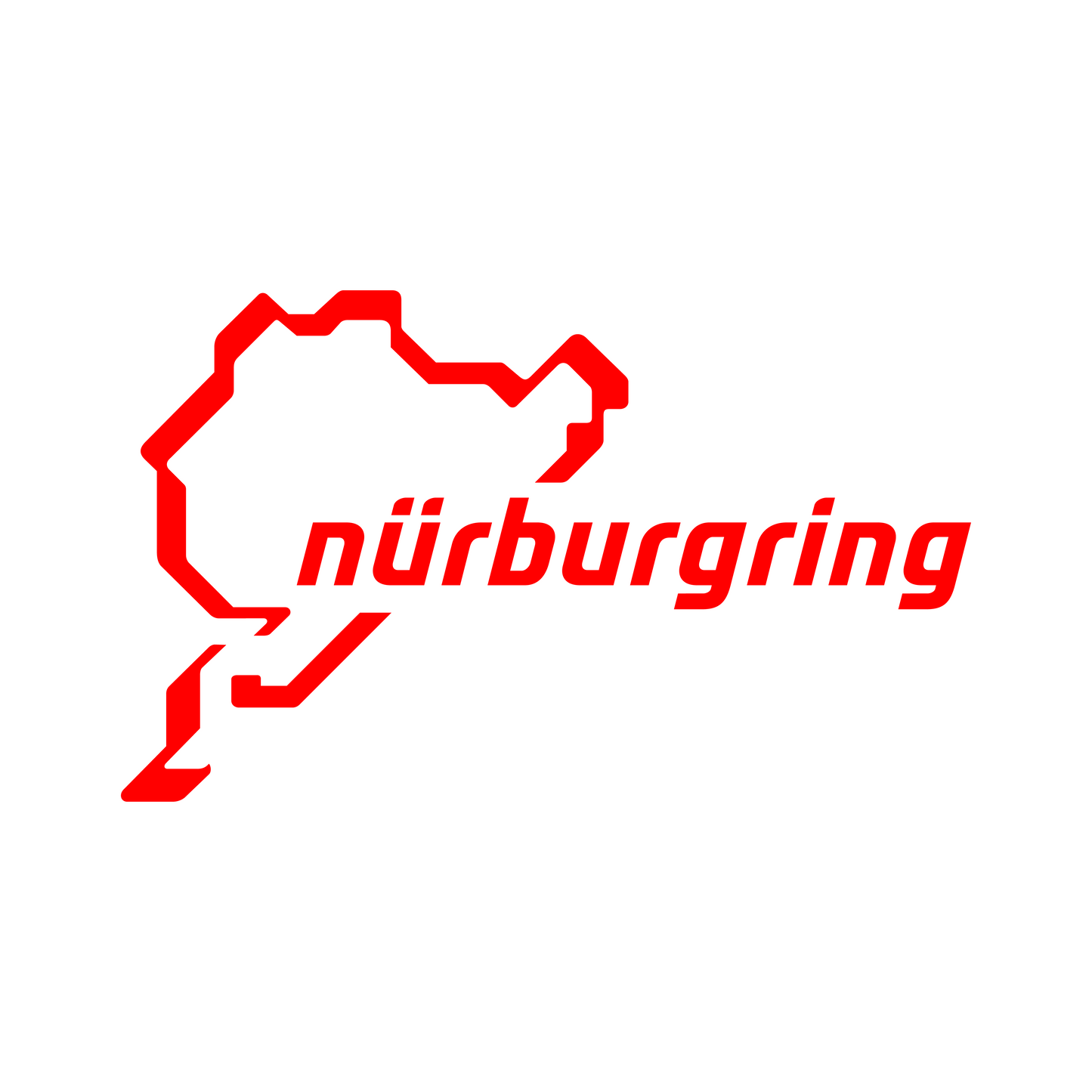 Sticker Nürburgring - 15x9 CM