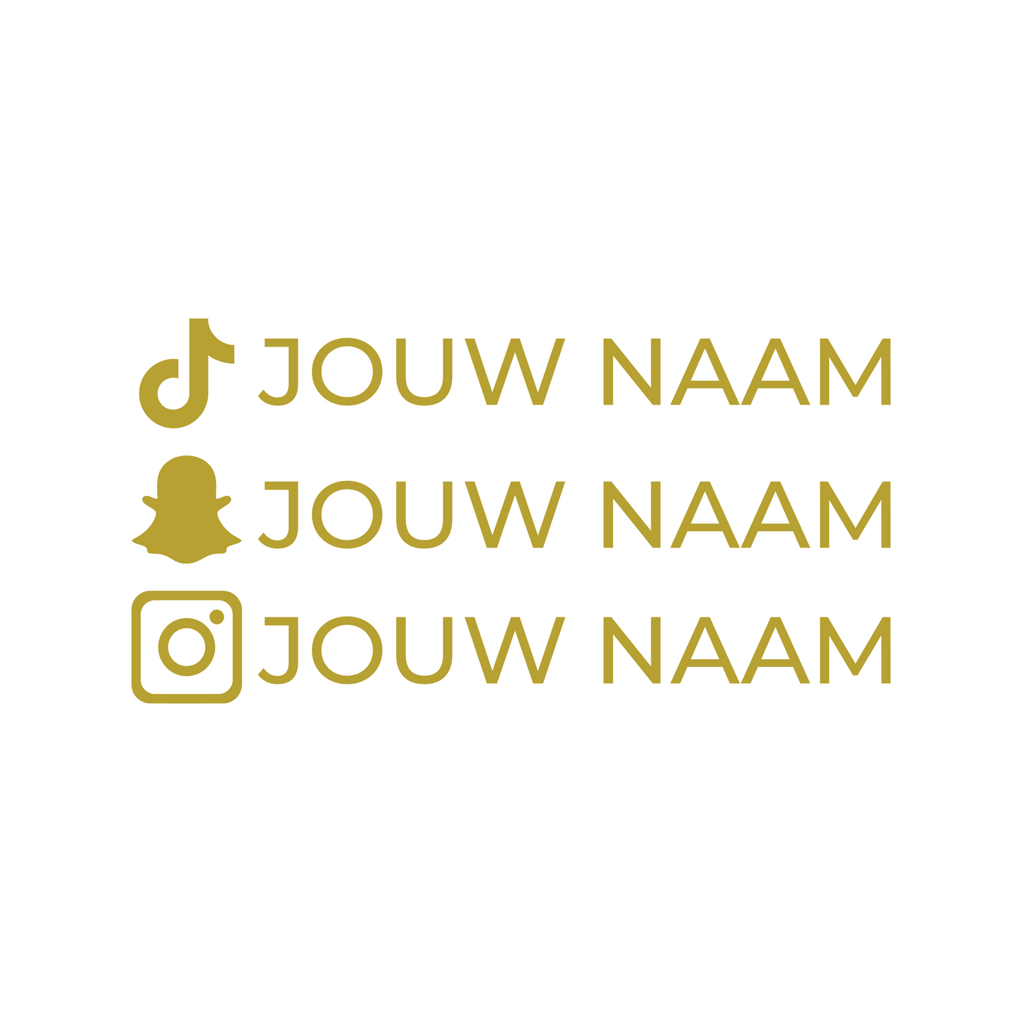 Social Media Sticker - 16x2,4 CM