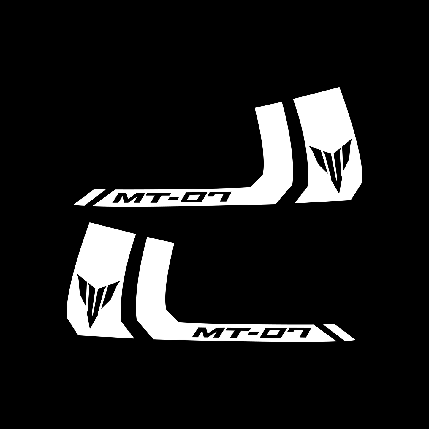 Yamaha MT-07 Stickers Benzinetank - Model 2015