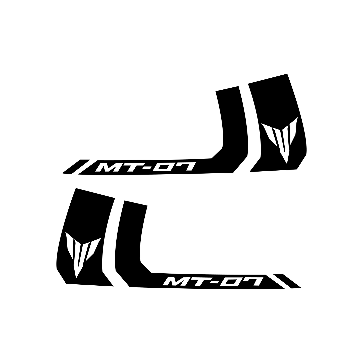 Yamaha MT-07 Stickers Benzinetank - Model 2015