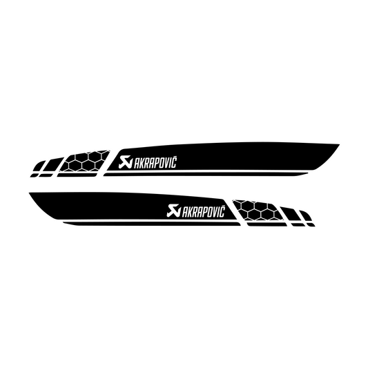 Akrapovic Striping - Vespa Sprint