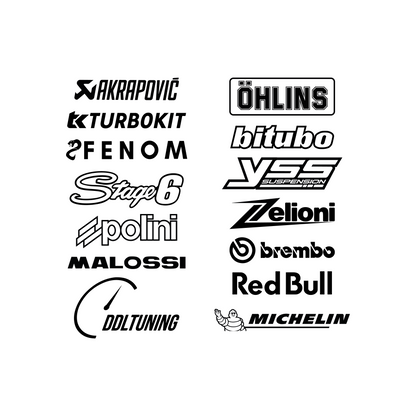 Merkstickers Zijkant Voorkap - Piaggio Zip (Beide Kanten)