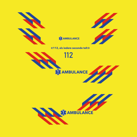 Stickerset Ambulance Piaggio Zip