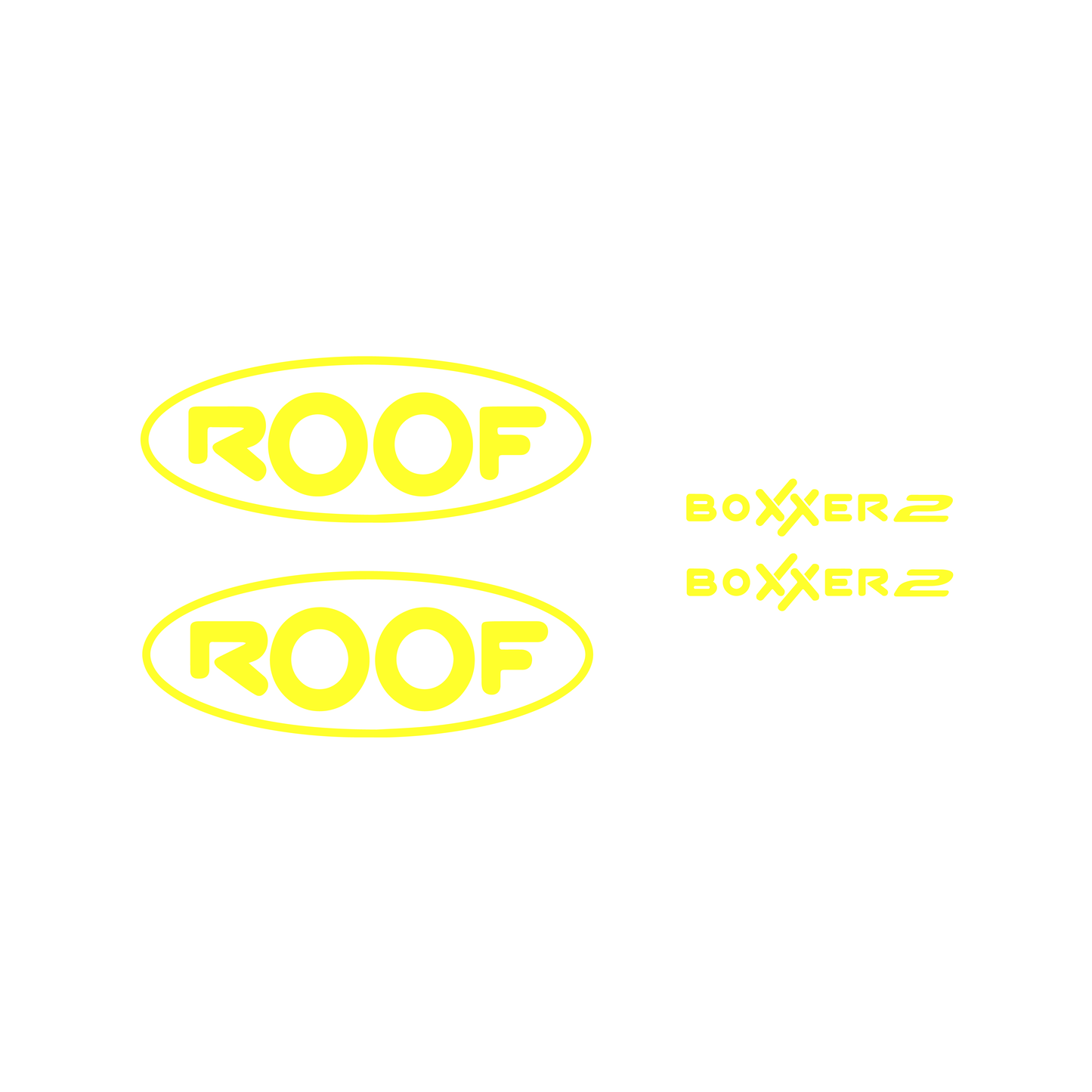 Boxxer 2 Helm Stickerset