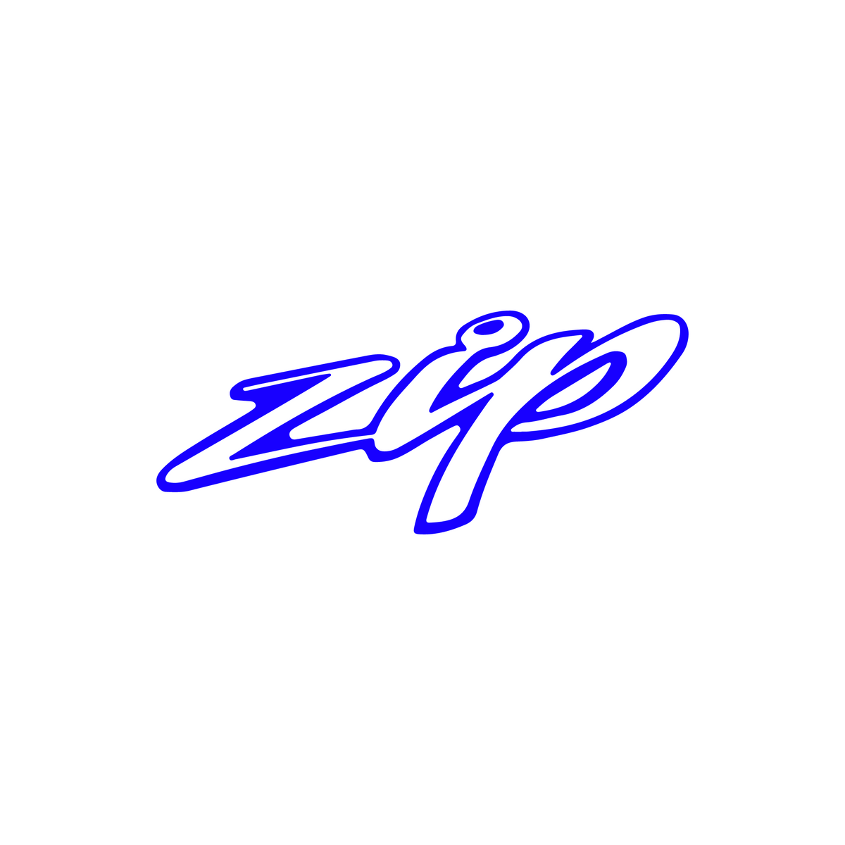 Sticker Zip Los 12CM