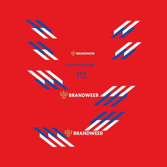 Stickerset Brandweer Piaggio Zip