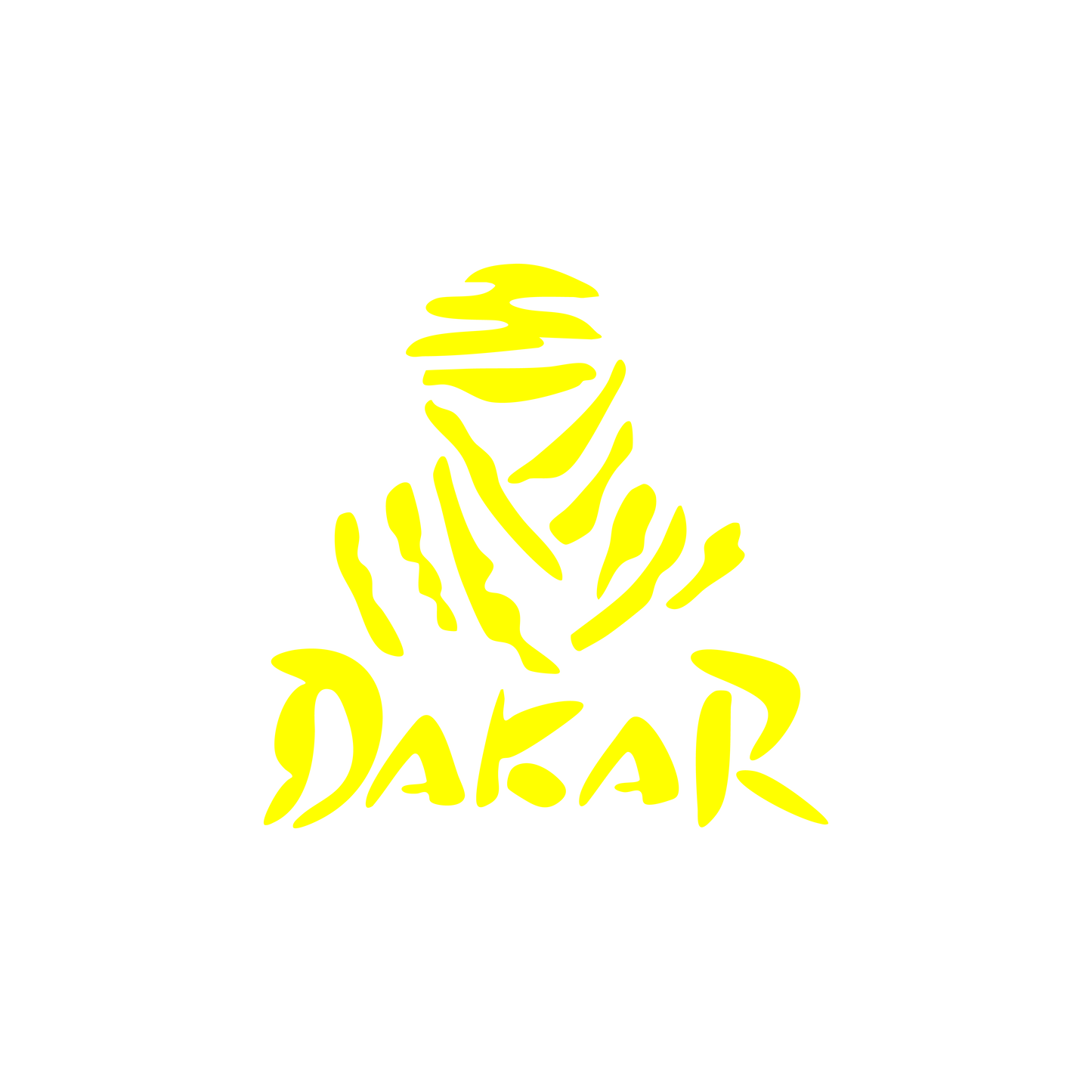 Dakar Sticker - 10x10 CM