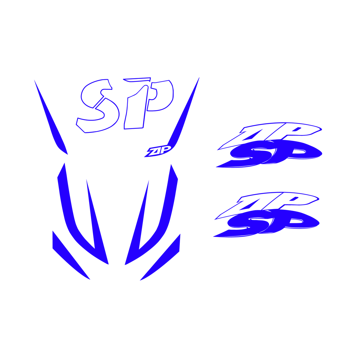 Stickerset SP Piaggio Zip