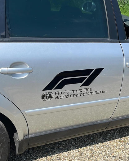 Formula One Medical Car Stickerset Auto