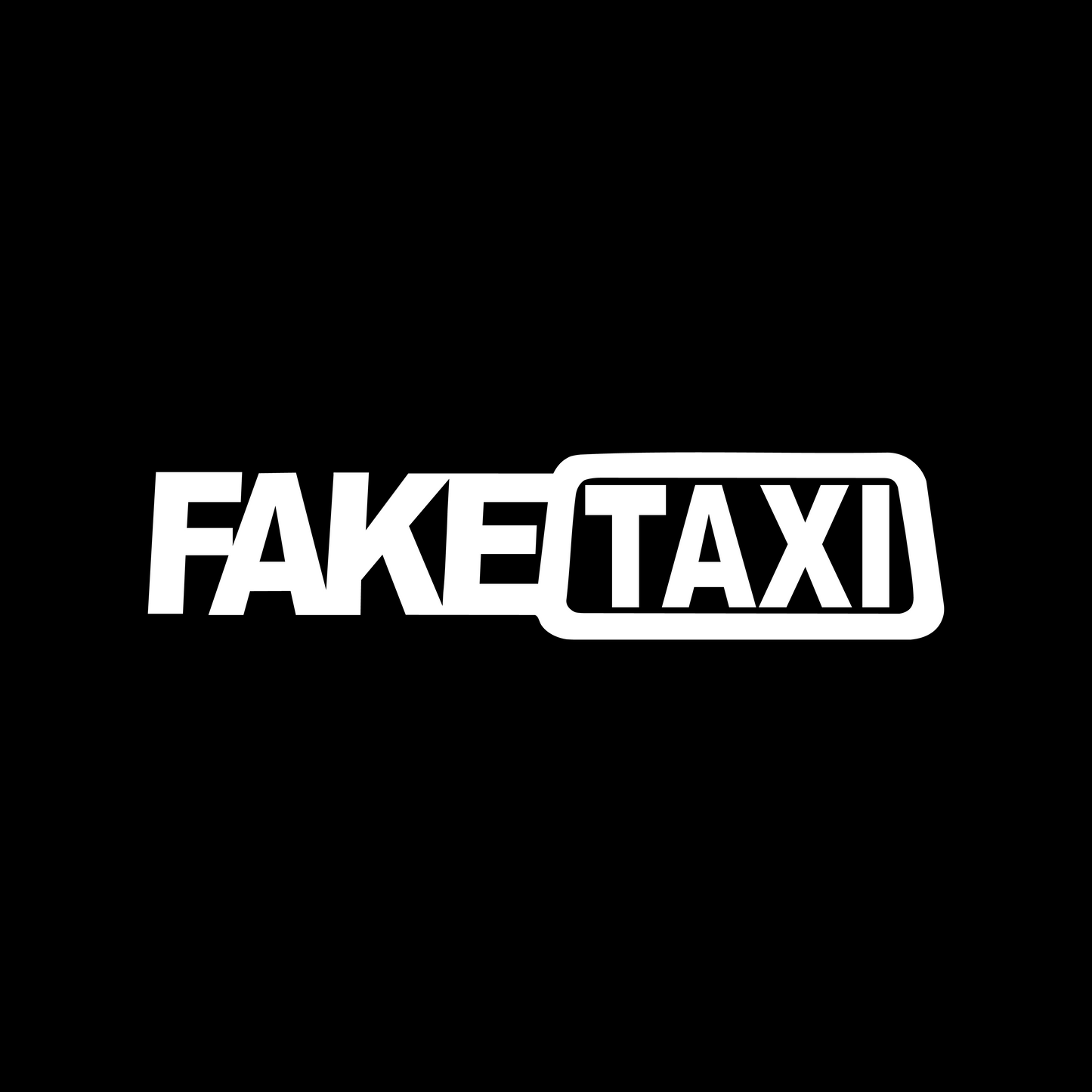 FakeTaxi Sticker - 17x4 CM