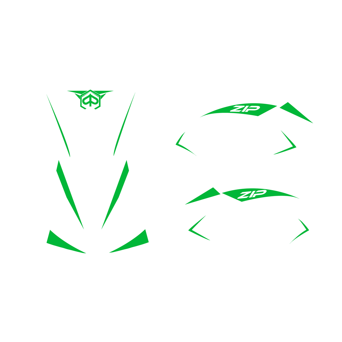 Stylingkit Voor Stickerset Special Piaggio Zip SP