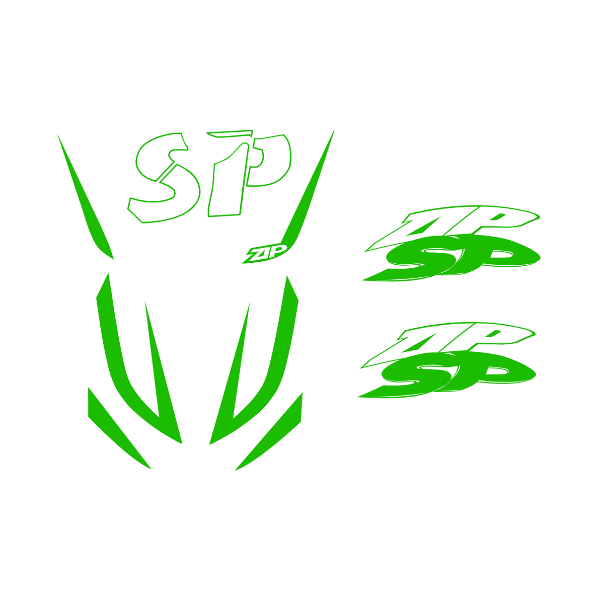 Stickerset SP Piaggio Zip