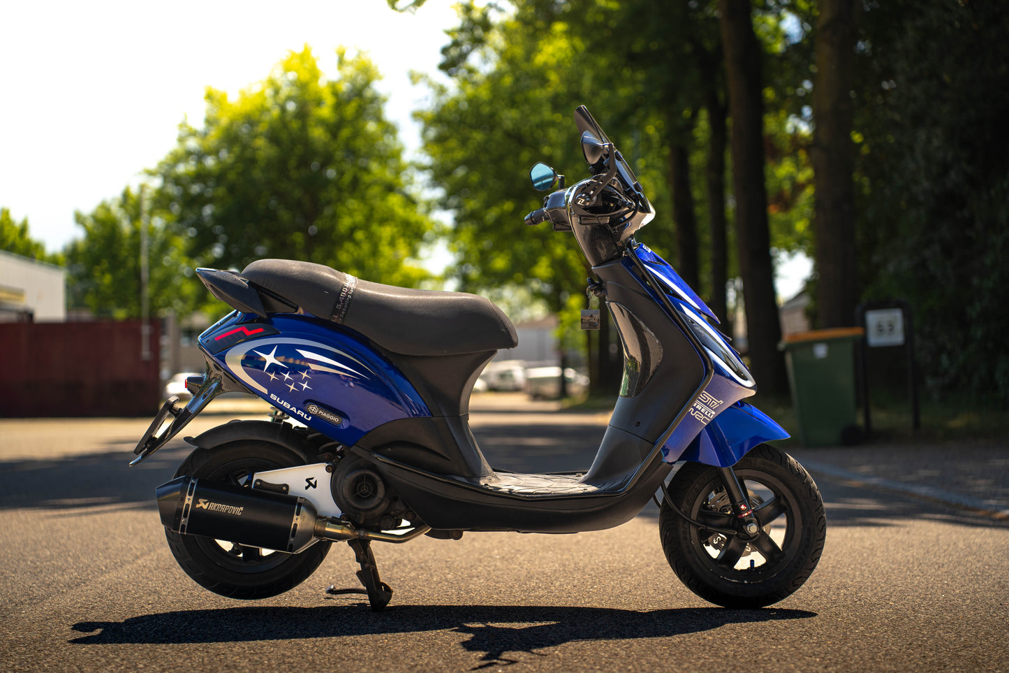 Subaru Rally Stickerset - Piaggio Zip
