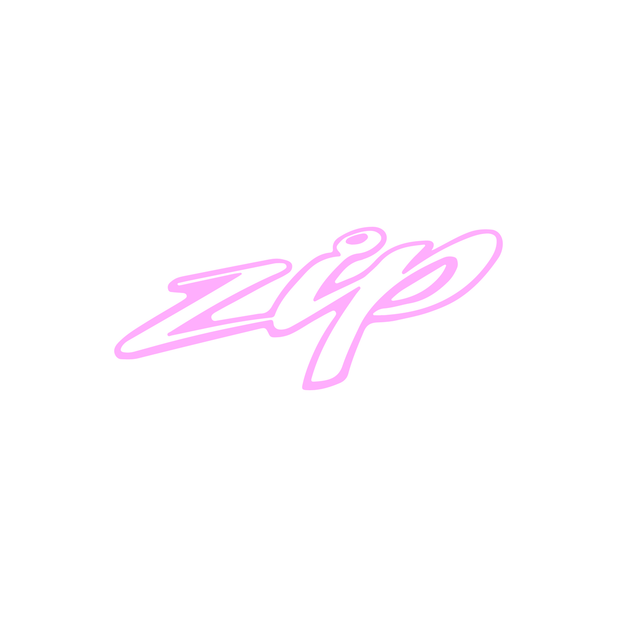Sticker Zip Los 12CM