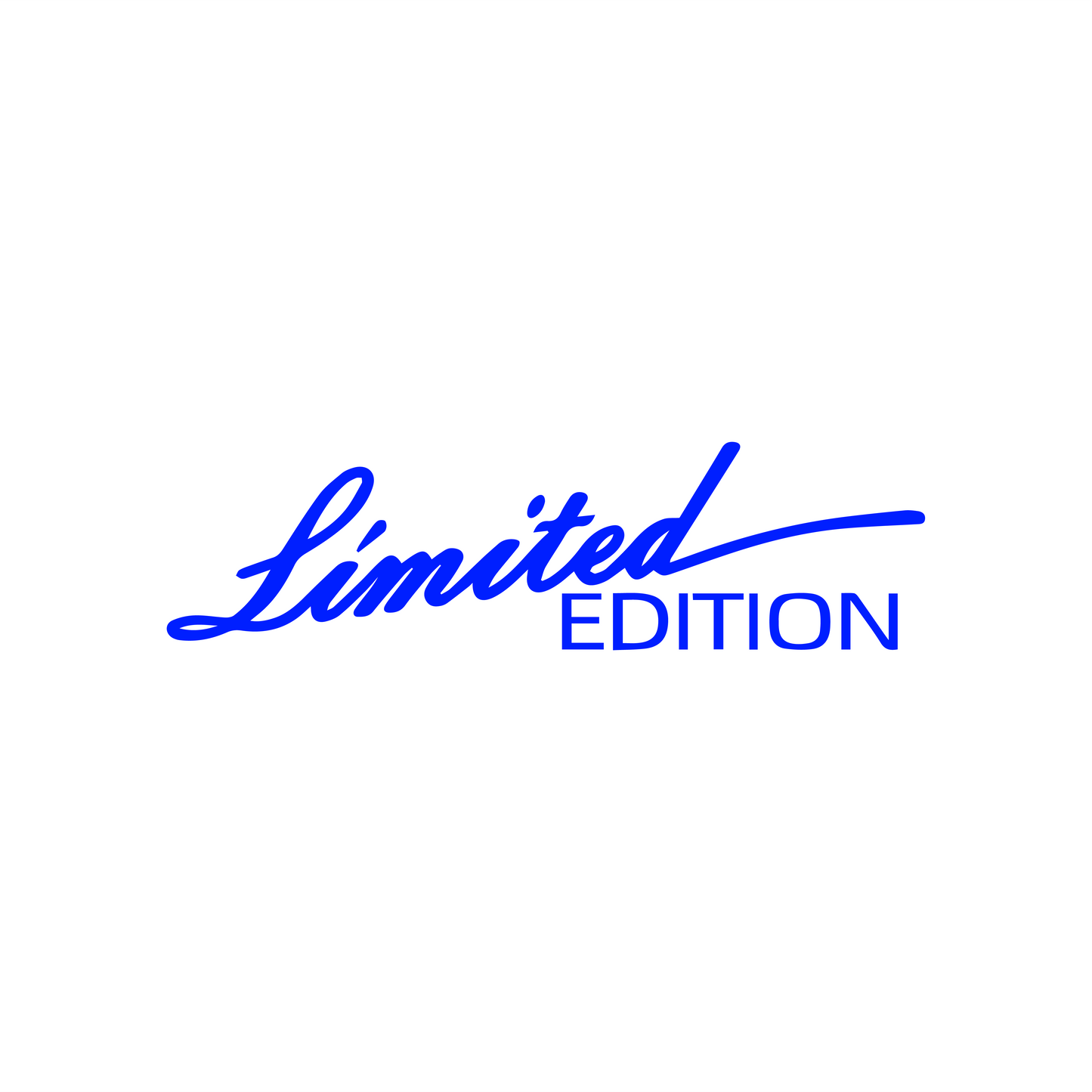 Sticker Limited Edition - 10x2,8CM