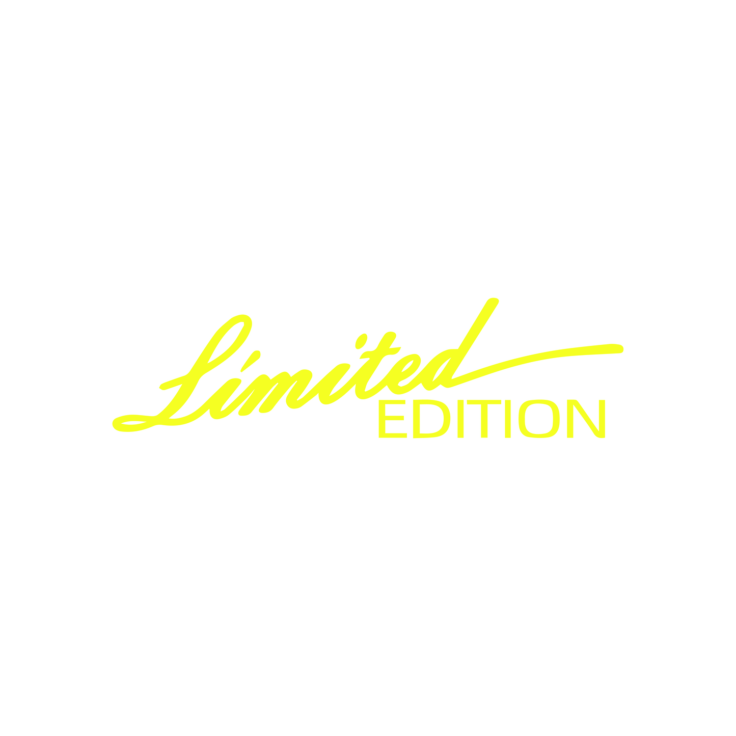 Sticker Limited Edition - 10x2,8CM
