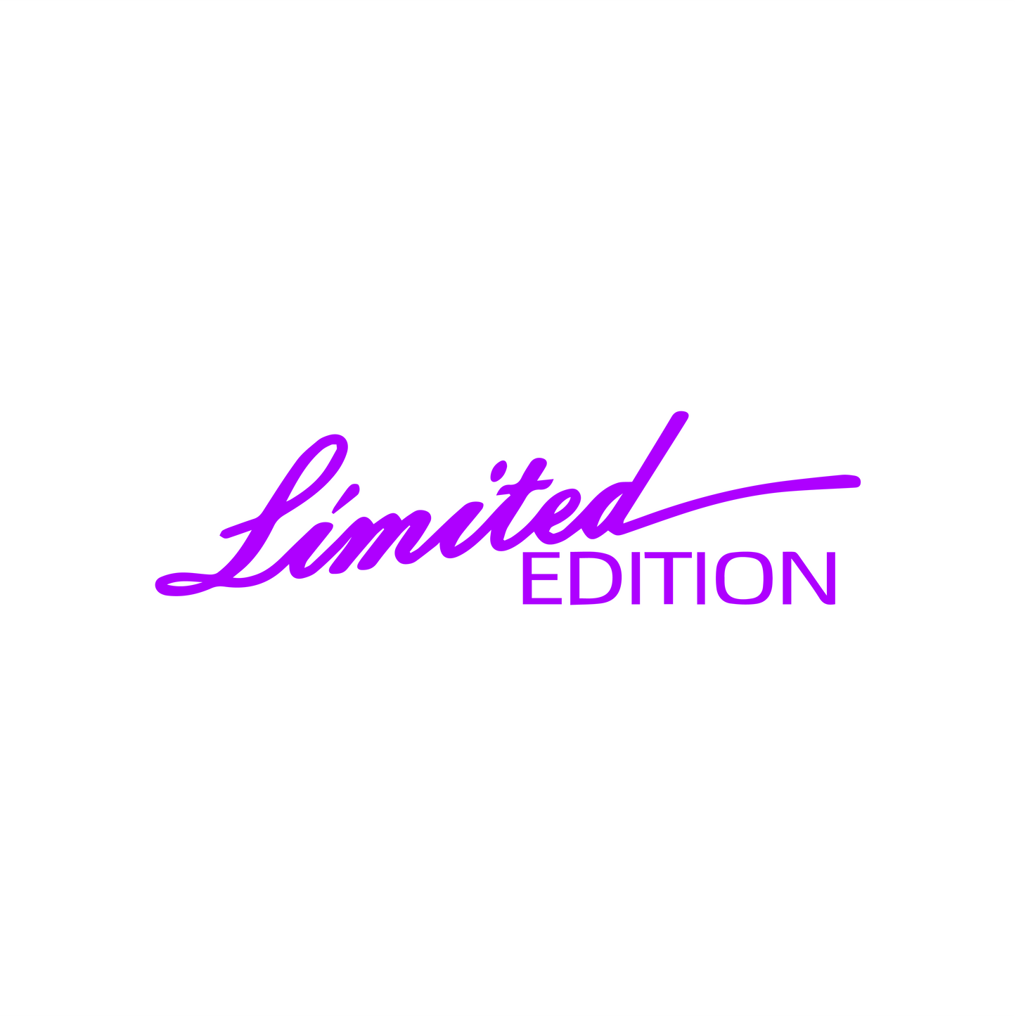 Sticker Limited Edition - 10x2,8CM