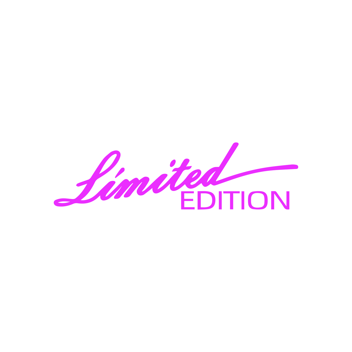 Sticker Limited Edition - 10x2,8CM