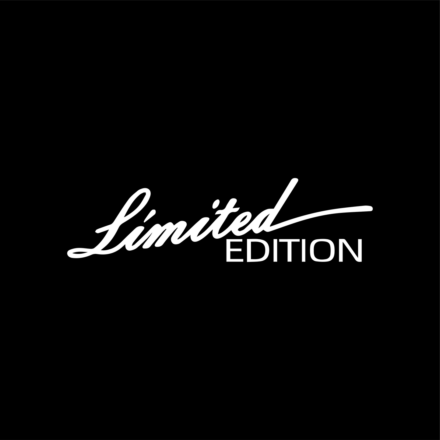Sticker Limited Edition - 10x2,8CM
