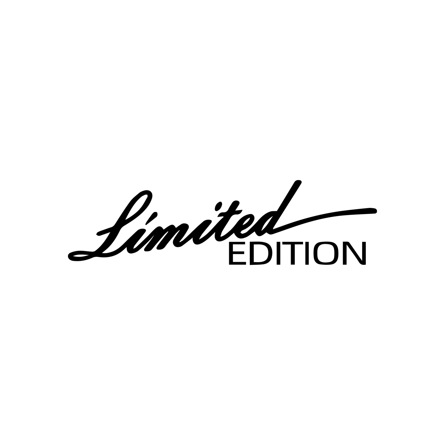Sticker Limited Edition - 10x2,8CM
