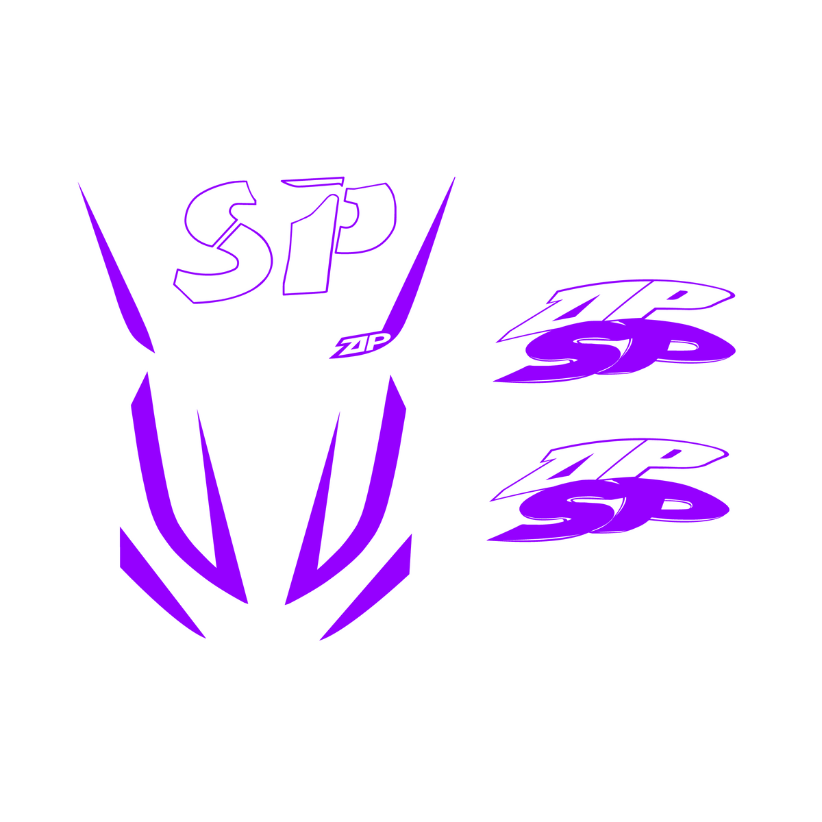 Stickerset SP Piaggio Zip