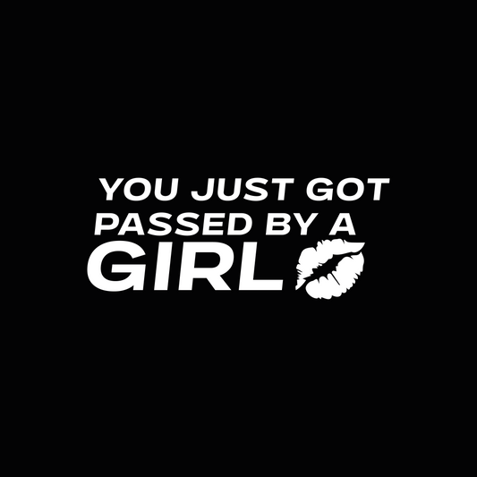 Sticker You Just Got Passed Wit - 10x4CM