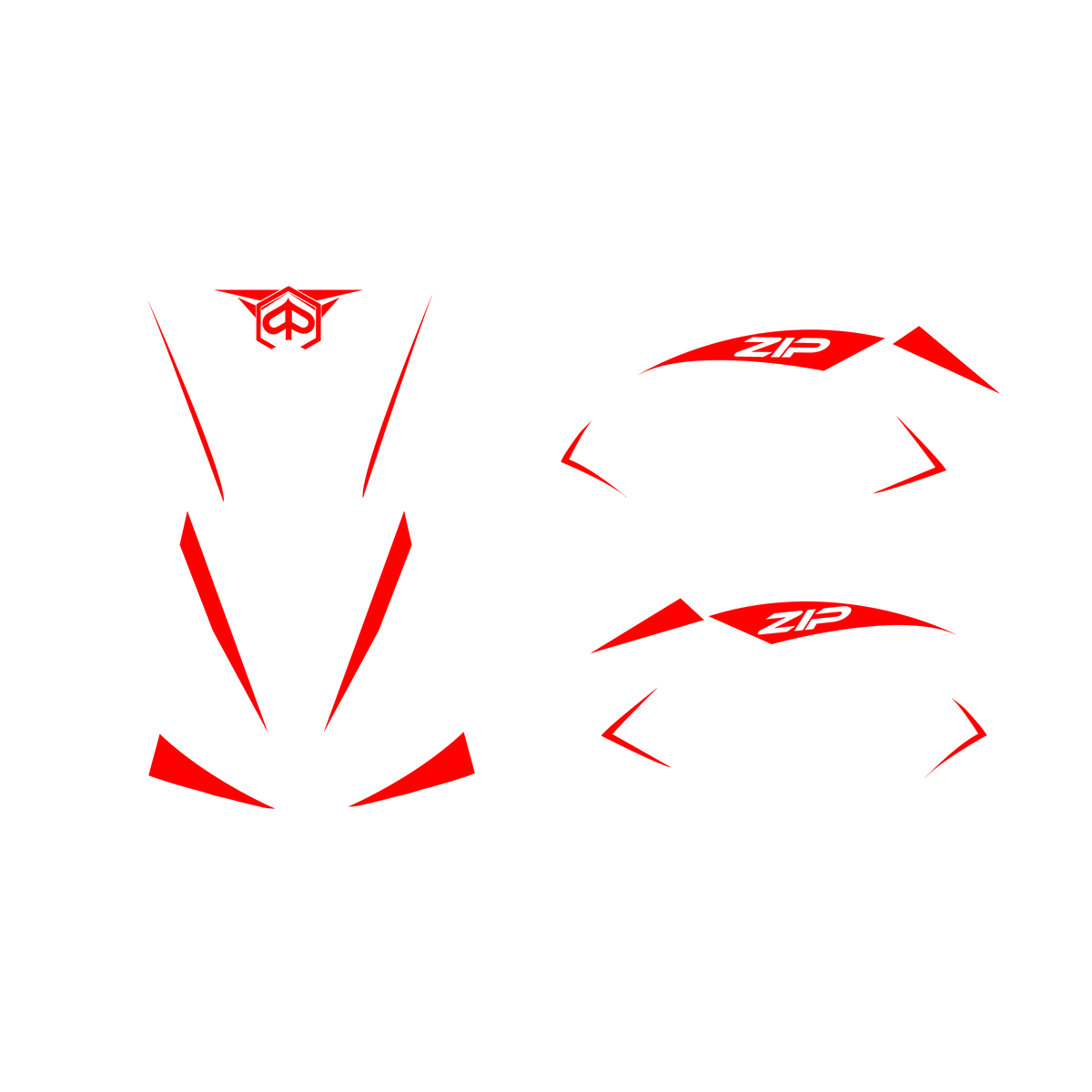 Stylingkit Voor Stickerset Special Piaggio Zip SP